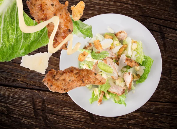 Salată Cezar proaspătă — Fotografie, imagine de stoc