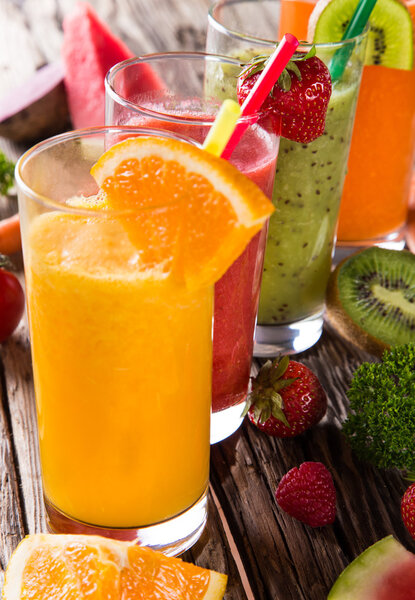 Fresh juice mix fruit