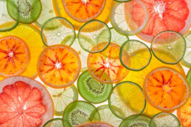 dilimlenmiş meyve arka plan