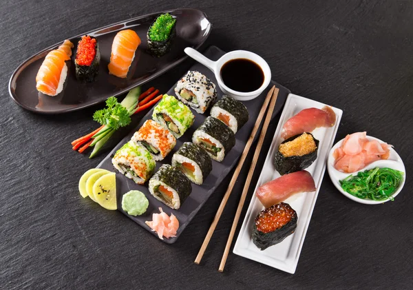 Japán tengeri sushi szett — Stock Fotó