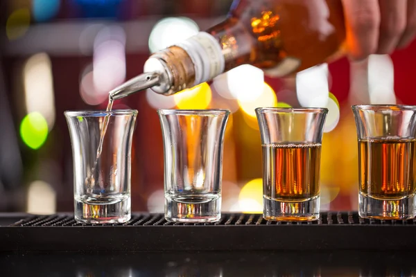 Snifters on bar desk — Stock Photo, Image