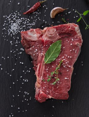 dana biftek ahşap tablo