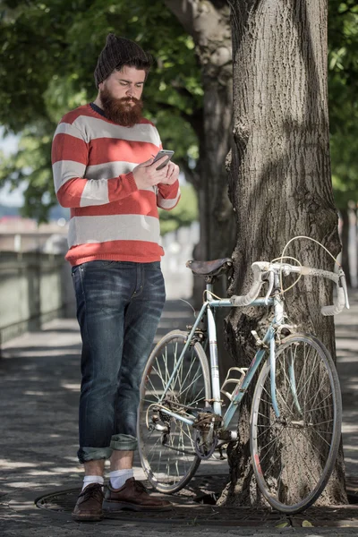 Bigote hipster — Foto de Stock