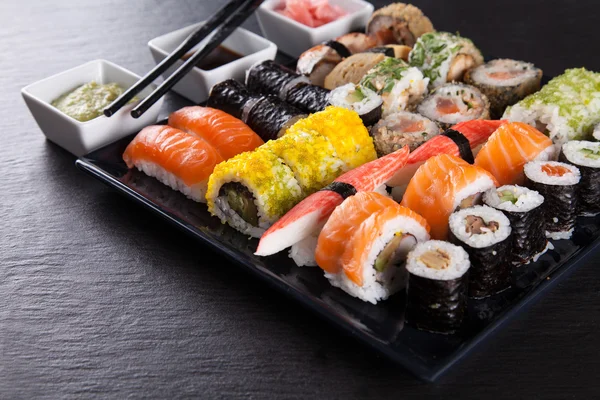 Japonské mořské sushi set — Stock fotografie