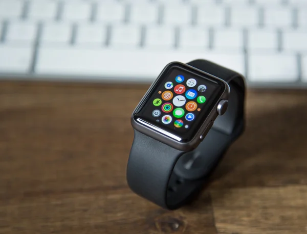 Nahaufnahme von Apple Watch. — Stockfoto