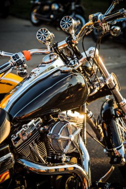 yüksek güç motosiklet yakın çekim