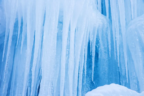Pattern of the icicles, close-up. — Stock Photo, Image