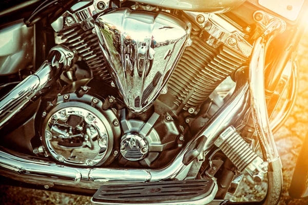 Close up of a high power motorcycle — Stock Photo, Image