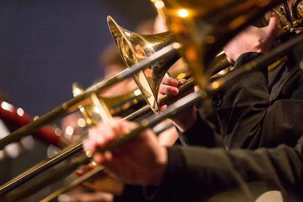 Symphony orchestra performing. — Stock Photo, Image