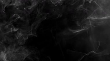 Atmosferik Dumanın Süper Yavaş Çekimi Soyut Arkaplan Arkaplanı 1000fps.