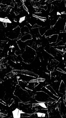 Dondurma Hareketi Kırılan Gerçek Cam Çekimi Siyah Arkaplanda İzole Edildi