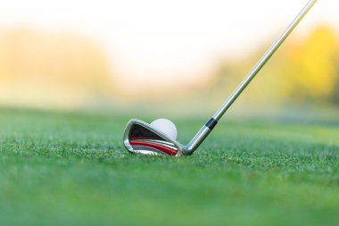 Club golf topuyla Close-Up