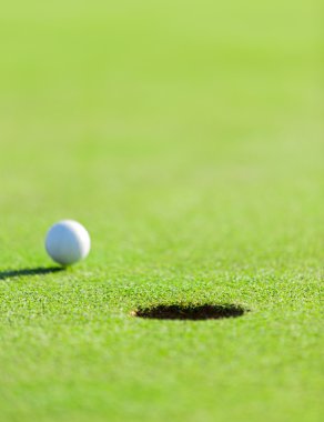 Golf topu Close-Up.