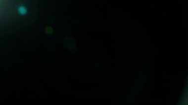 Siyah Arkaplanda Kaplama veya Geçiş İçin Gerçek Mercek Yansımaları İzole Edildi