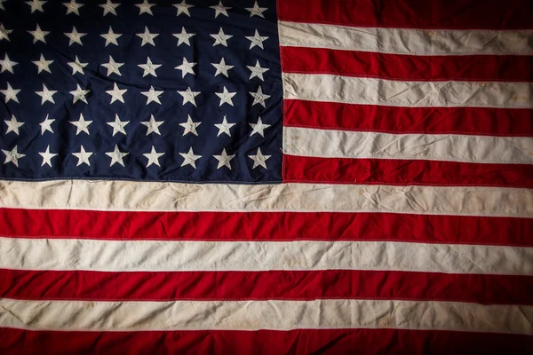 Closeup of American flag — Stock Photo, Image