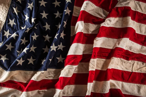 Closeup of American flag — Stock Photo, Image