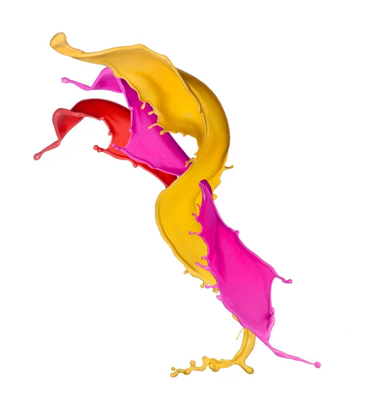 Barwne plamy w kształcie pasek — Zdjęcie stockowe