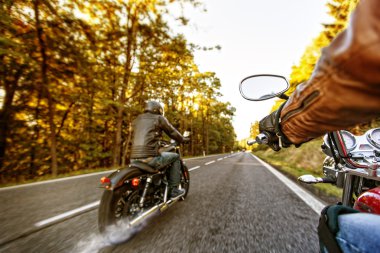 yüksek güç motosiklet yakın çekim
