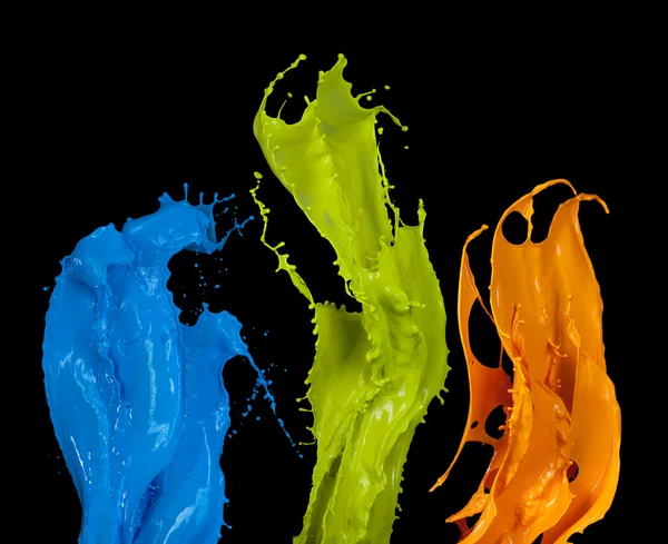 Salpicaduras de colores en forma de rayas — Foto de Stock