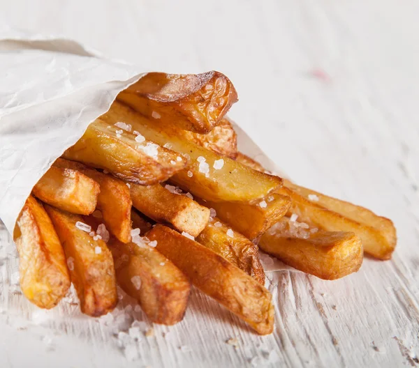 Close-up huisgemaakte frieten — Stockfoto