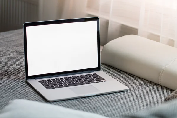 Notebook in living room. — Stock Photo, Image