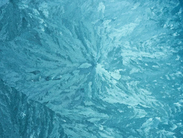 Patroon van het ijs oppervlak. — Stockfoto