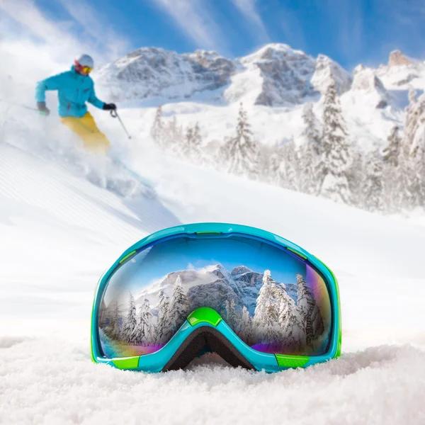 Colorful ski glasses — Stock Photo, Image