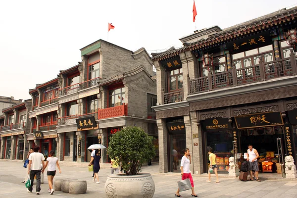 前門通りの伝統的な中国建築 — ストック写真