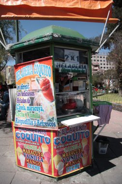 Dondurma kiosk La Paz, Bolivya