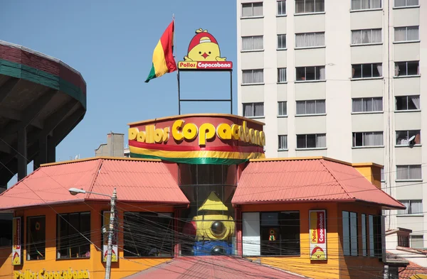 Restaurante Pollos Copacabana em La Paz — Fotografia de Stock