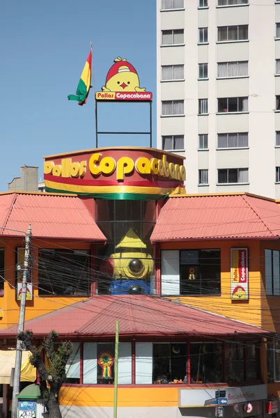 Restaurante Pollos Copacabana en La Paz — Foto de Stock