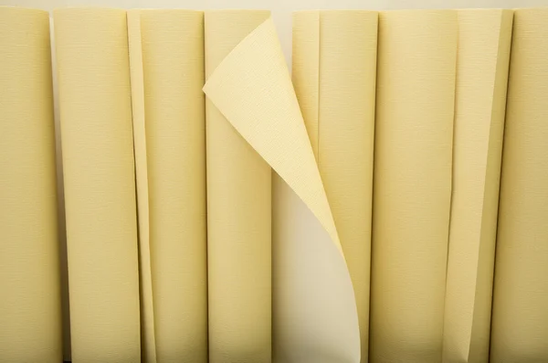 Yellow wallpapers in a row — Stock Photo, Image