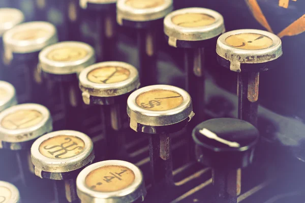 Clés de machine à écrire vintage — Photo