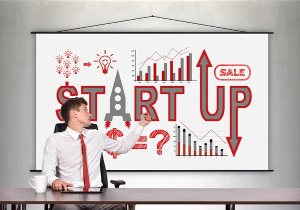 Business start-up-concept — Stockfoto