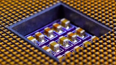 Boş Cpu soket, 4 k Video yakından