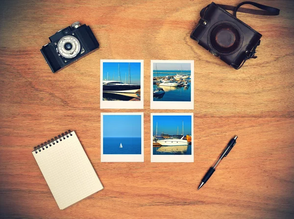 Photos with yachts — Stock Photo, Image