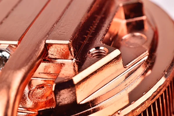 Close up of heatsink, view from above — Stock Photo, Image