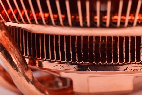 Macro of cpu cooler — Stock Photo, Image