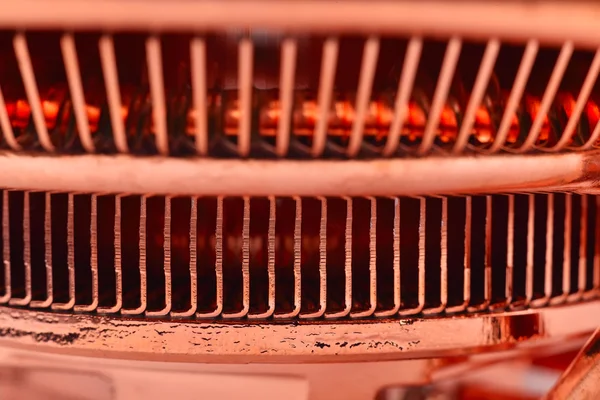 Copper cpu cooler — Stock Photo, Image