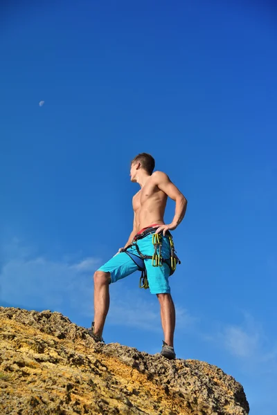 Atletik climber erkeği — Stok fotoğraf