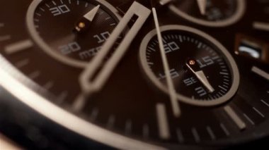 Ek oklar Chronograph izle. Ekstra yakın
