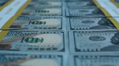ABD Doları Paketleri Bağlandı. İş, Finans ve Bankacılık Konsepti.