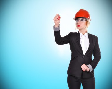 kalem ile kadın mühendis