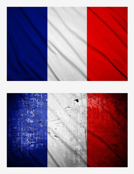 Прапори Франції — стокове фото