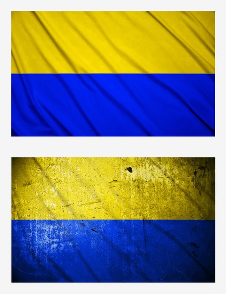Bandeiras da Ucrânia — Fotografia de Stock