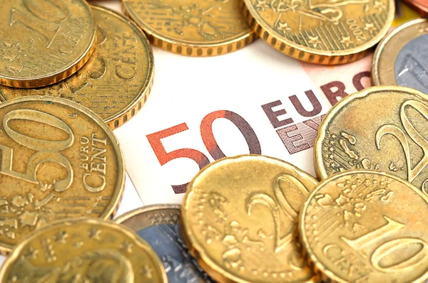 Dinero euro — Foto de Stock