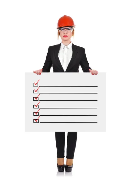 Drawing checklist — Stock Photo, Image