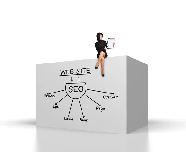 SEO-concept — Stockfoto