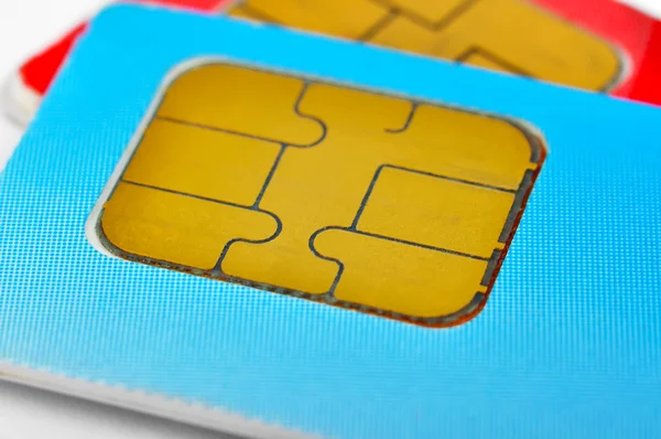 Two sim cards — Stock Photo, Image