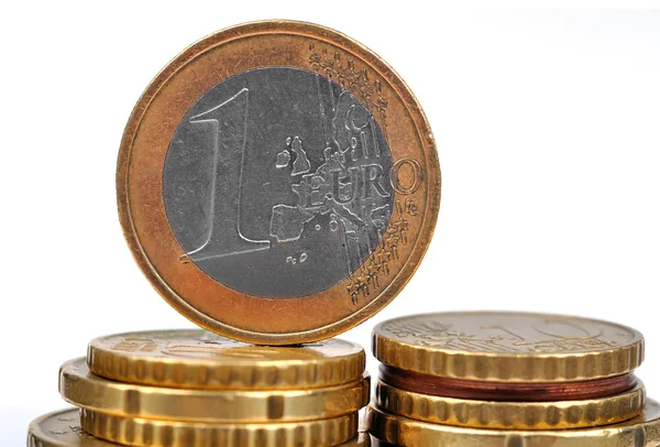 Euro coins — Stock Photo, Image